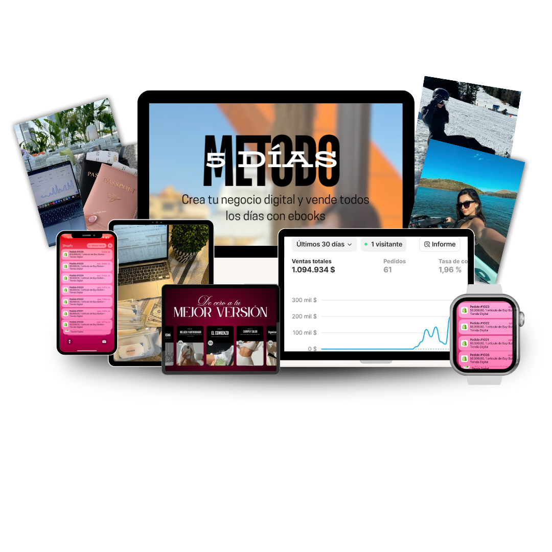 El Método 5D: Crea tu negocio digital y genera ingresos todos los días